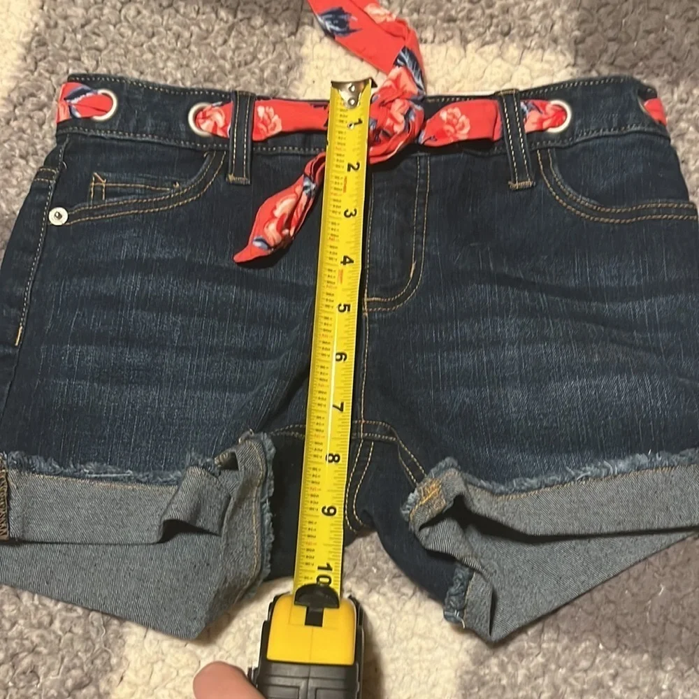 NWT Justice Girl’s Denim Jean Shorts Cutoffs Size 14 Slim